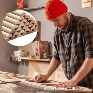 Round Wooden Stick A429 Wood Craft Supply Semi Circular For DIY <b>Model</b> <b>Building</b> And Clothes Drying Poles - Product Image 1