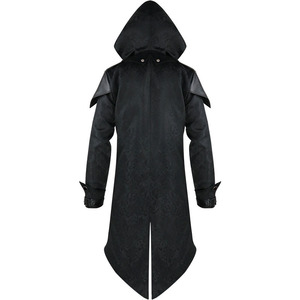 Chaqueta con Capucha Estilo Medieval para Hombre, Ropa de Calle, Disfraz de Halloween de Edward de Assassin's <span class=keywords><strong>Creed</strong></span>, Cosplay de Asesino, Poliéster - Product Image 3