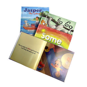 Personalizado de alta calidad A3 A4 A5 Story Baby Sleeping Learning Speaking Education Kids Children's Board Book Servicios de impresión - Product Image 6