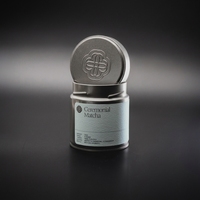 Boîte en métal de 30g pour poudre de matcha, avec logo personnalisé, qualité alimentaire, vente en gros - Contenant de stockage hermétique en métal
