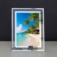 Grosir Pabrik Murah Stok Siap Pakai Bingkai Foto Kaca Kristal 3.5X5 4X6 5X7 8X10 A4 Dekorasi Pajangan Foto Bingkai Gambar