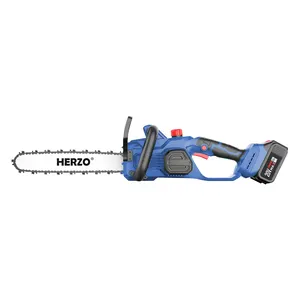 HERZO Mini tronçonneuse sans fil 20V pour couper le bois sans brosse