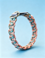 Collier pour chien tressé à fleurs, réglable, fait main au crochet, collier décoratif mignon pour chiens de petite et moyenne taille, accessoires pour animaux de compagnie