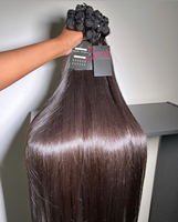 Paquets de cheveux vietnamiens bruts non transformés vente en gros os droit cuticule aligné cambodgien birman bouclé vendeur de cheveux humains bruts