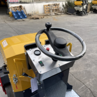 Compacteur vibrant à double tambour pour routes en asphalte de 1 tonne avec réservoir d'eau de 95 L YSW201H