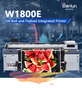 <span class=keywords><strong>Rioh</strong></span> G6印刷用レザーフレックス用,1800 Epson I3200 3-in-1デジタルラベルプリンターUVフラットベッド & ロール統合インクジェット - Product Image 1