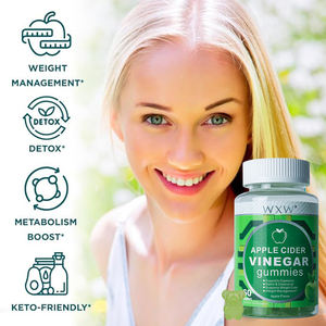 Venta al por mayor de gomitas adelgazantes veganas, gominolas para perder peso sin azúcar, gominolas de energía con soporte orgánico - Product Image 5