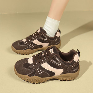 QF1 Zapatillas de Moda Retro Alemanas para Mujer, Primavera 2025, Nuevas, con Suela Gruesa y Plataforma, Estilo Casual, Talla 26 - Product Image 4