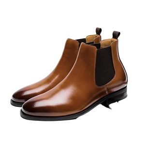 Chaussures habillées de luxe pour hommes, mocassins en cuir noir léger, richelieus décontractés et formels, semelle en caoutchouc solide, fabriquées en Chine – Fournisseur OEM - Product Image 1