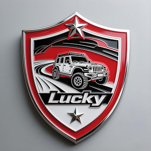 Chất Lượng Cao Tùy Chỉnh Trang Trí Nội Thất Thư Dập Nổi Biểu Tượng Dính Huy Hiệu Kim Loại Sticker Biểu Tượng Tùy Chỉnh Xe Biểu Tượng Cho Bán - Product Image 1