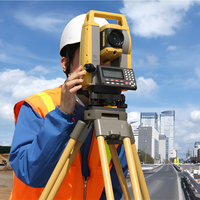 Station totale électronique GM101 pour la topographie, grossissement 30x, précision 1'', fiable et polyvalente