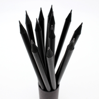 Fournitures scolaires promotionnelles économiques, crayons en bois noir HB de qualité professionnelle avec gomme