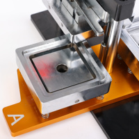 Kit de fabrication d'aimants de réfrigérateur carrés en métal manuel de 50*50 mm (2*2 pouces) avec 1000 ensembles de matériaux magnétiques DIY pour aimants de réfrigérateur