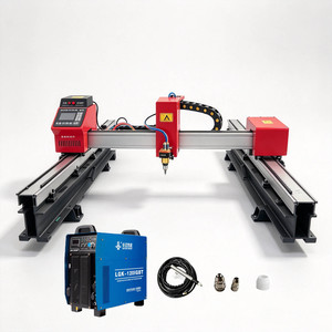 เครื่องตัดพลาสม่า CNC แบบพกพา เครื่องตัดโลหะเหล็ก อุปกรณ์ตัดพลาสม่าแบบ Gantry สำหรับงานประกอบในโรงงาน - Product Image 1