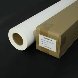 Rollo de papel de transferencia de calor opaco de múltiples especificaciones para camiseta de impresora de sublimación de inyección de tinta