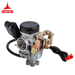 KAMTHAI 26mm Gy6 CVK26 Piaggio <span class=keywords><strong>Aprilia</strong></span> Scrabble ATV Scooter Vespa <span class=keywords><strong>Moto</strong></span> 2 Temps Carburateur pour GY6 Carburateur Jog <span class=keywords><strong>50cc</strong></span> - Product Image 3