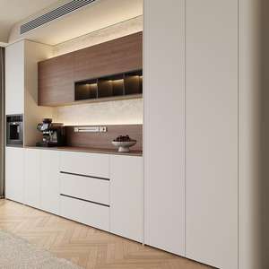 Armoire de rangement moderne en bois Cuisine européenne Hôtel Salle à manger Armoire à vin indépendante et pour salon Meubles de maison - Product Image 3