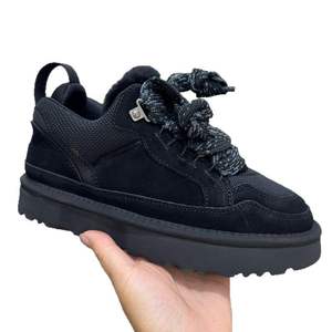 Bottes d'hiver personnalisées 2025, bottes en fourrure de mouton, <span class=keywords><strong>plateforme</strong></span>, bottes Uggs pour femmes, pantoufles Tasman pour femmes avec logo, chaussures <span class=keywords><strong>Femme</strong></span> Slides - Product Image 6