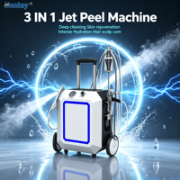 Pistolet pulvérisateur nano photonique 7 couleurs à pénétration profonde, très apprécié, pour soins blanchissants, nettoyage du visage, machine Jet Peel, usage en clinique de beauté