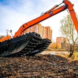 Excavadoras anfibias con pontón 21ton con precio barato Ekskavator <span class=keywords><strong>Amfibi</strong></span> Dengan Pontoon 21ton Dengan Harga Murah - Product Image 2