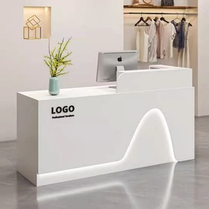 Nouveau design tendance, comptoir de réception moderne, bureau de réception pour salons de beauté, bureaux - Product Image 2