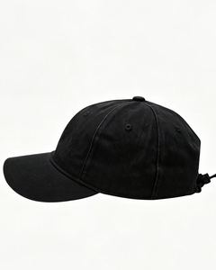 Casquette de baseball unisexe tendance de marque, souple, avec cordon de serrage réglable, visière courte et incurvée, style polyvalent, protection solaire - Product Image 1