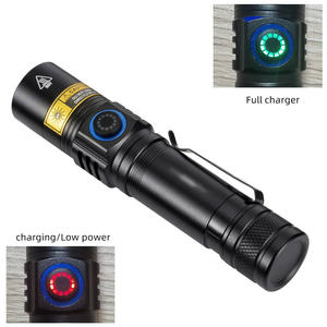 Helius 15W linterna UV 365nm UV LED aleación de aluminio Detector fluorescente portátil recargable UV antorcha <span class=keywords><strong>Luz</strong></span> - Product Image 4