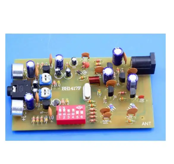 BH1417F 0,1 W transmisor FM ESTACIÓN DE Radio Digital PLL reproductor de música estéreo FM 87,7 MHz-107,9 MHZ frecuencia DIY KITS para amplificador