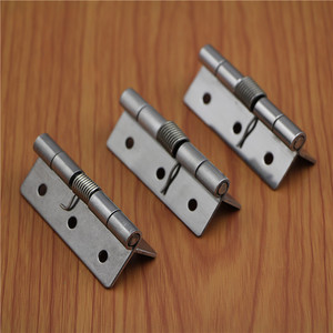 Bisagras de resorte de acero inoxidable CL253, montaje en superficie, 4 orificios, diseño minimalista para herrajes de puertas de gabinetes, antirust - Product Image 3
