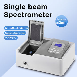 도매 단일 빔 분광광도계 실험실용 UV-Vis 분석 분광광도법 장비 디지털 광학 분광계 - Product Image 3