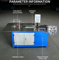 Máquina Automática de Formación de Alambre 2D con 2000 Programas de Productos Editables y Almacenados |   Fabricante Original