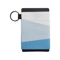 Portefeuille fin et décontracté en polyester - Porte-cartes de crédit pour poche avant