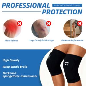 Ginocchiere e <span class=keywords><strong>Gomitiere</strong></span> Professionali Personalizzabili con Logo, Traspiranti, in Poliestere e Cotone, per Protezione da Collisioni nel Volleyball e Calcio - Product Image 6