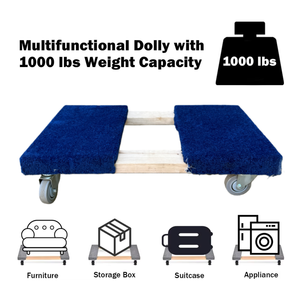 <span class=keywords><strong>Carro</strong></span> de Transporte para Muebles y Electrodomésticos de Alta Resistencia OEM con Capacidad para 450 kg, Color Azul, para Alfombras y Madera - Product Image 5