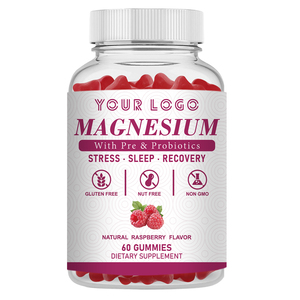 OEM Magnesium dengan pre-probiotik Gummies mendukung otot mendorong memori dan fokus Magnesium Glycinate suplemen - Product Image 6