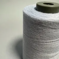 Fil à coudre teint en polyester 100% haute ténacité, faible rétrécissement, résistant aux hautes températures, Ne 50/2, pour point de croix et broderie