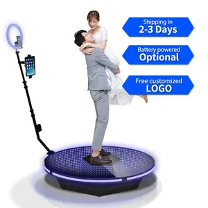 Economical 360 Photo Booth Led Video Booth 360 Photobooth 360 Videobooth 115cm With Free Accessories And Free Shipping