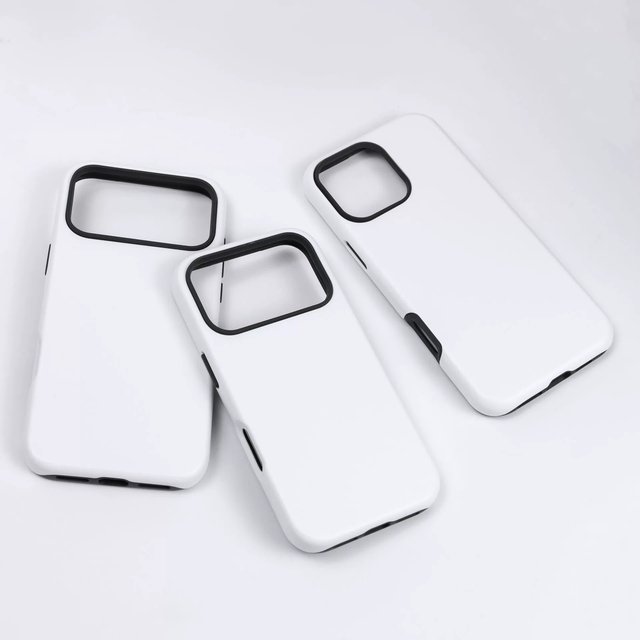 2 in 1 3D Sublimation Blank Phone Case for IPhone/Samsung 11 12 13 14 15 16 17 Pro Max S26 S25 Heat Transfer Cell Back Cover DIY