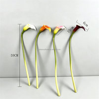 L-417 Vente en gros de mini-lys artificiels en PU au toucher réel, petites fleurs décoratives pour mariage, nouvel an, décoration de la maison