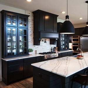 Gabinetes de Cocina Completos Estilo Shaker Clásico 2024, Madera de Caoba con Cierre Suave - Product Image 2