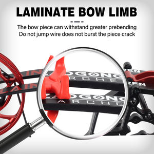 SPG – <span class=keywords><strong>poulie</strong></span> à double usage pour la <span class=keywords><strong>chasse</strong></span> à l'<span class=keywords><strong>arc</strong></span> et le tir à l'<span class=keywords><strong>arc</strong></span>, équipement métallique d'entraînement réglable avec stabilisateur - Product Image 4