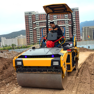 Inşaat makineleri 1ton 2ton 3ton 4ton 5ton 6ton <span class=keywords><strong>8ton</strong></span> çift tek davul yol silindiri tam hidrolik silindir sıkıştırıcı - Product Image 4