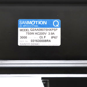 แบรนด์ใหม่ดั้งเดิม Denki มอเตอร์ซันโย Q2AA08075HXP5P ตัวควบคุมการเขียนโปรแกรม PLC สำหรับระบบอัตโนมัติดั้งเดิม SANYO Servo Motor - Product Image 5
