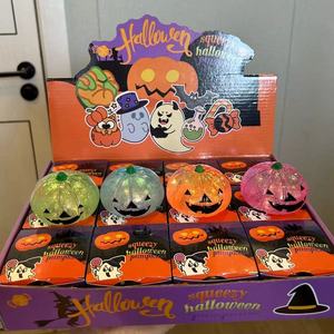 Jouets Squishy Citrouille Pailletée Ruunjoy – Populaires Jouets Anti-Stress à Presser en Maltose pour Halloween – Jouet Squishy d'Halloween - Product Image 1