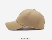 Gorra de Béisbol con Logotipo Personalizado, Bordado 3D, Algodón Premium, 6 Paneles, Estructurada, Precio de Fábrica al por Mayor, Visera Tipo Sandwich, Gorra Deportiva