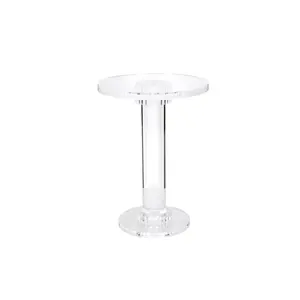 Custom Acrylic Round Coffee Table for Home