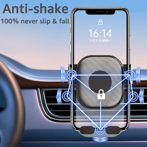 Support de téléphone universel pour voiture à fixation par gravité sur grille d'aération, support rotatif à 360° pour iPhone et Samsung - Product Image 4