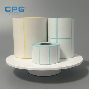 Rollos de Etiquetas Térmicas Personalizadas al por Mayor, Papel de 50x30 40x20, Etiquetas de Código de Barras Térmicas Directas, Promoción, Resistentes al Agua, Ecológicas - Product Image 1