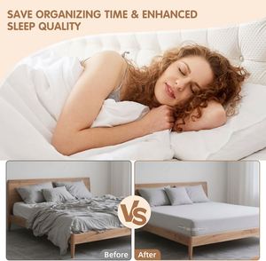 Multifunctional PP Plastic <b>Single</b>-Tier Modern Sustainable <b>Sheet</b> Rack Living Room and <b>Bedding</b> Organizer Stand-Type Installation - Product Image 3