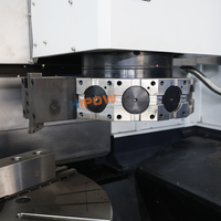 Tour vertical CNC à 2 axes de haute précision HIPOW VTC1250, broche simple, capacité moyenne, porte-outils à 8 postes, garantie 1 an